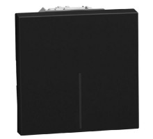 Light Now - переключатель перекрестный Rocker 2 модуля, цвет черный - YD4004M2
