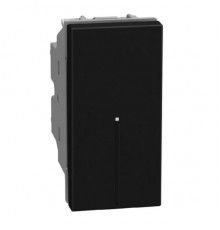 Light Now - переключатель Axial 1 модуль, цвет черный - YD4053A