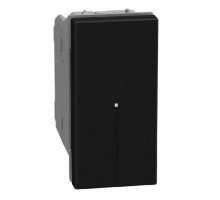 Light Now - переключатель перекрестный Axial 1 модуль, цвет черный - YD4054