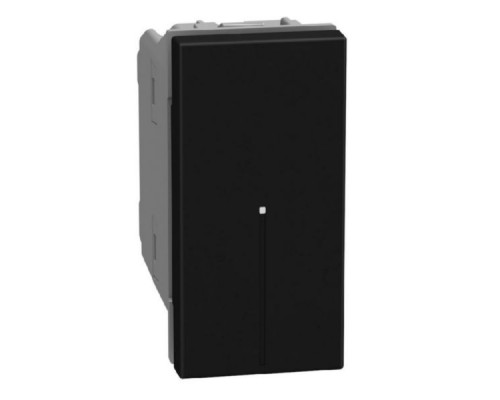 Light Now - переключатель перекрестный Axial 1 модуль, цвет черный - YD4054