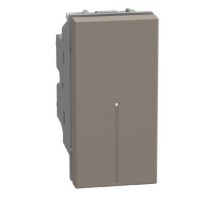Light Now - переключатель Axial 1 модуль, цвет камень - YG4053A