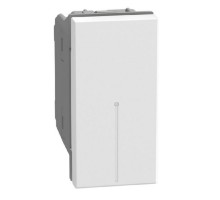 Light Now - переключатель перекрестный Axial 1 модуль, цвет белый - YW4054
