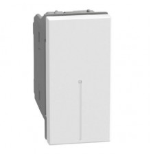 Light Now - переключатель перекрестный Axial 1 модуль, цвет белый - YW4054