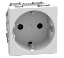Light Now - розетка немецкого стандарта 2К+З, цвет белый - YW4141