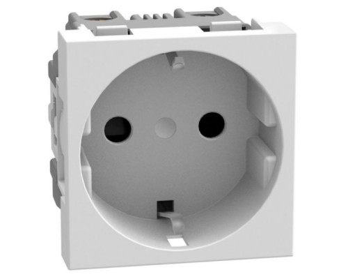 Light Now - розетка немецкого стандарта 2К+З, цвет белый - YW4141