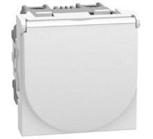 Light Now - розетка с крышкой 2К+З, цвет белый - YW4141P