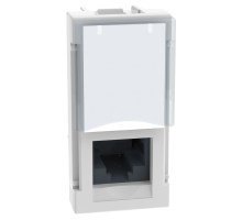 Light Now - RJ45 UTP cat5E 1 модуль, цвет белый - YW4279C5E