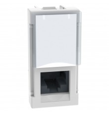 Light Now - RJ45 UTP cat5E 1 модуль, цвет белый - YW4279C5E