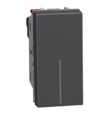 Light Now - выключатель Axial 1 модуль, цвет черный - YD4051A