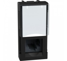 Light Now - RJ45 UTP cat5E 1 модуль, цвет черный - YD4279C5E