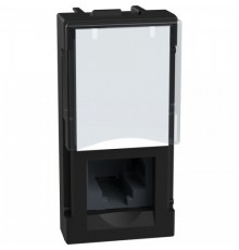 Light Now - RJ45 UTP cat5E 1 модуль, цвет черный - YD4279C5E