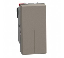 Light Now - выключатель Axial 1 модуль, цвет камень - YG4051A