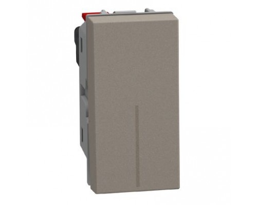 Light Now - выключатель Axial 1 модуль, цвет камень - YG4051A