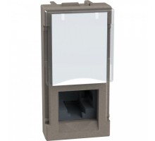 Light Now - RJ45 UTP cat5E 1 модуль, цвет камень - YG4279C5E