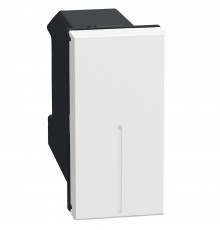 Light Now - выключатель Axial 1 модуль, цвет белый - YW4051A