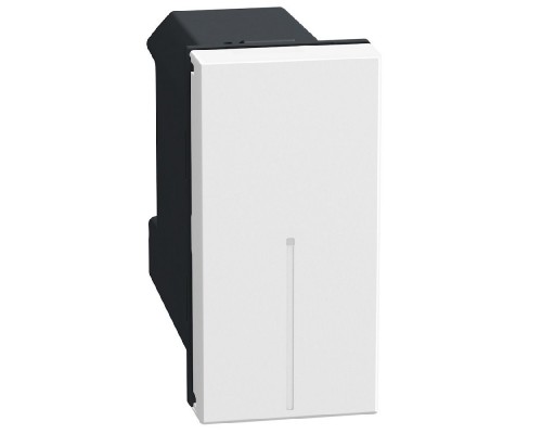 Light Now - выключатель Axial 1 модуль, цвет белый - YW4051A