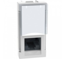 Light Now - RJ45 UTP cat5E 1 модуль, цвет белый - YW4279C5E