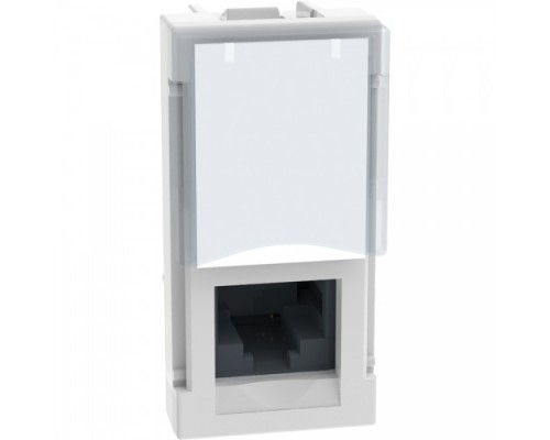 Light Now - RJ45 UTP cat5E 1 модуль, цвет белый - YW4279C5E