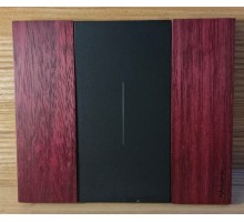 KA4802AM Bticino LIVING NOW. Декоративная рамка 2 модуля. Амарант