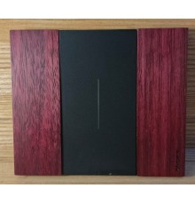 KA4802AM Bticino LIVING NOW. Декоративная рамка 2 модуля. Амарант