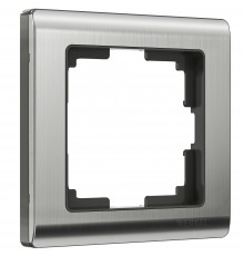 W0011602 Рамка на 1 пост Metallic (глянцевый никель)