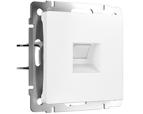 W5120001 Розетка Ethernet RJ-45 cat. 6A экранированная (белый матовый) - a069684 - 4690389213489