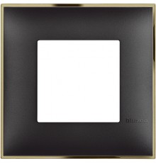 R4802BD Bticino CLASSIA рамка один пост черная золото