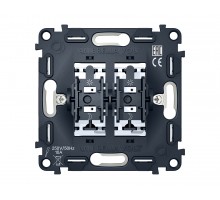 VM115 Механизм 2-клавишного выключателя 10A-250V QUANT Ambrella Volt