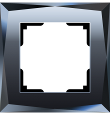 W0011208 Рамка на 1 пост Diamant (черный)