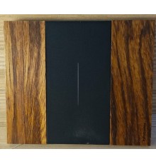 KA4802ZB Bticino LIVING NOW. Декоративная рамка 2 модуля. Зебрано дерево