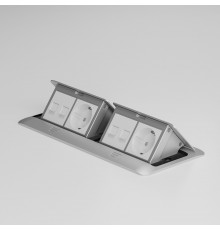 W8078065 Выдвижной блок (Лючок) на 8 модулей (серебряный) - a069367 - 4690389211737