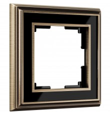 WL17-Frame-01 Рамка на 1 пост (бронза черный)