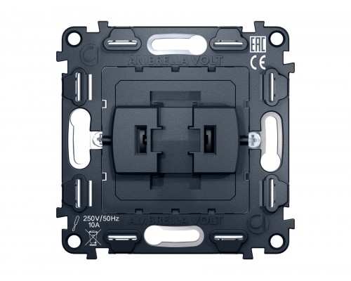 VM112 Механизм 1-клавишного перекрестного выключателя 10A-250V QUANT Ambrella Volt