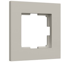 W0012917 Рамка на 1 пост Slab (дымчатый софт)