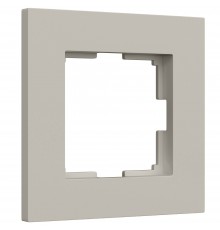 W0012917 Рамка на 1 пост Slab (дымчатый софт)