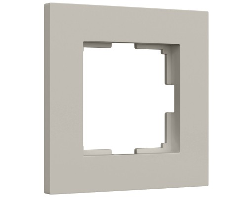 W0012917 Рамка на 1 пост Slab (дымчатый софт)