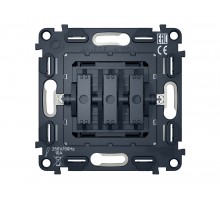 VM133 Механизм 3-клавишного выключателя 10A-250V QUANT Ambrella Volt