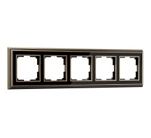 WL17-Frame-05 Рамка на 5 постов (бронза черный) a037691 4690389103766