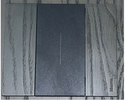 KA4802 Bticino LIVING NOW. Декоративная рамка 2 модуля. Ясень белый ACPS/327 матовый