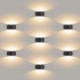 Blinc белый уличный настенный светодиодный светильник 1549 TECHNO LED