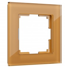 WL01-Frame-01 Рамка на 1 пост (бронзовый,стекло)