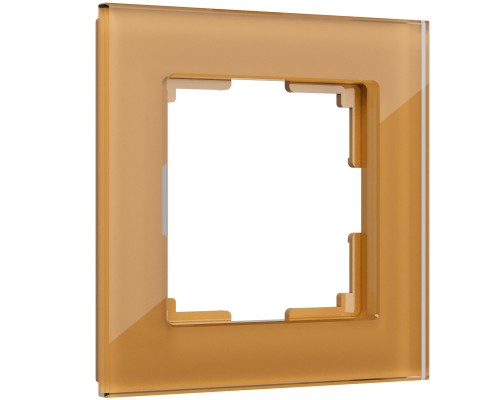WL01-Frame-01 Рамка на 1 пост (бронзовый,стекло)