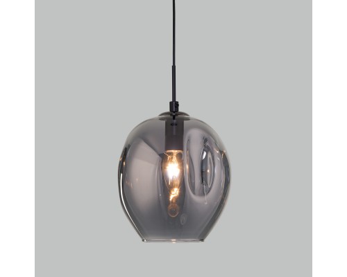 Подвесной светильник со стеклянным плафоном 50195/1 черный жемчуг