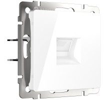 W5120101 Розетка Ethernet RJ-45 cat. 6A экранированная (белый) - a069683 - 4690389213465