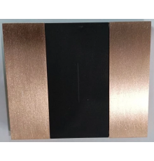 KA4802MD Bticino LIVING NOW. Декоративная рамка 2 модуля. Медь