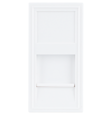 Розетка DEC RJ45 FTP кат.5e, 1мод., бел. (22.5х45мм), серия (тип) DEC